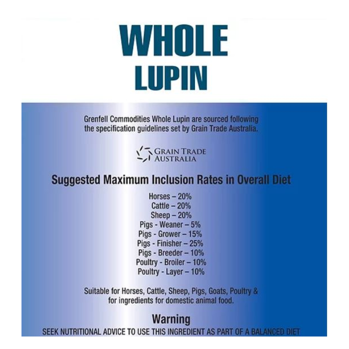 Whole Lupins 20kg