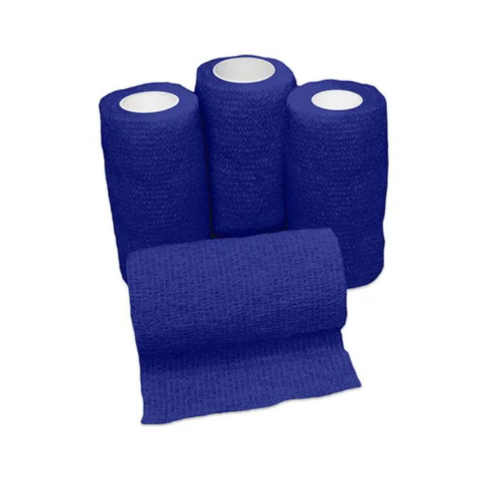 Cohesive Flexible Bandage Blue