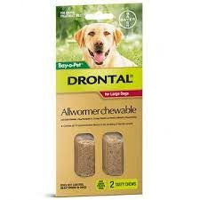 Drontal Chewable Large 2 Chew