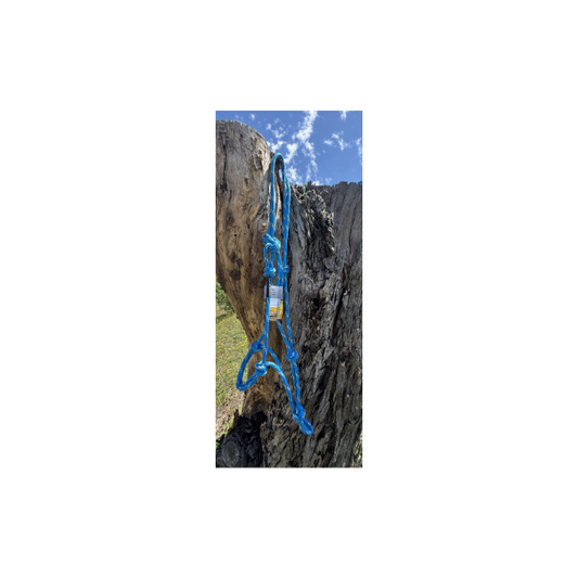 Rope Halter Full Blue & White