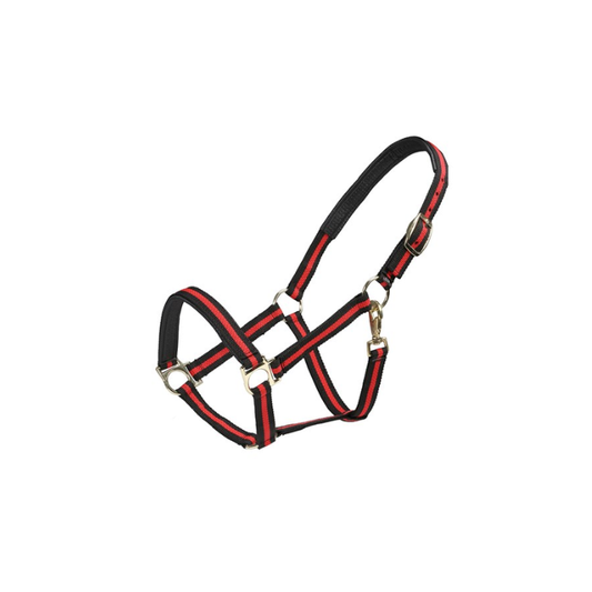 Deluxe Halter COB blk/red