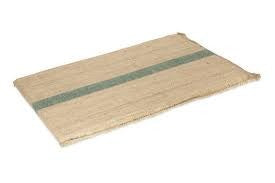 Hessian Dog Bed - Large Thin Foam
