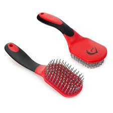 Mane & Tail Brush Red / Black